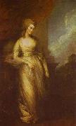 Thomas Gainsborough Portrait of Georgiana, Duchess of Devonshire France oil painting artist